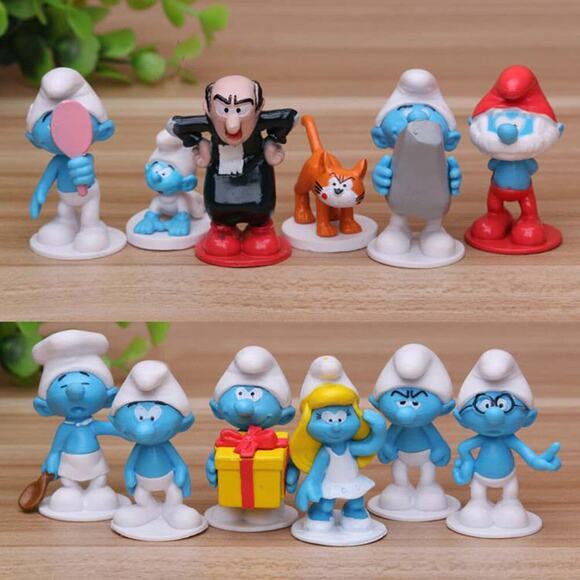 6 Bath Bombs with Smurfs Toys Inside for Kids – Natural & Safe Bombs - Picture 4 of 5